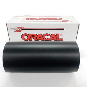 12" x 1 Yard MATTE BLACK Oracal 651 Cricut Hobby Craft Decal Vinyl Sticker